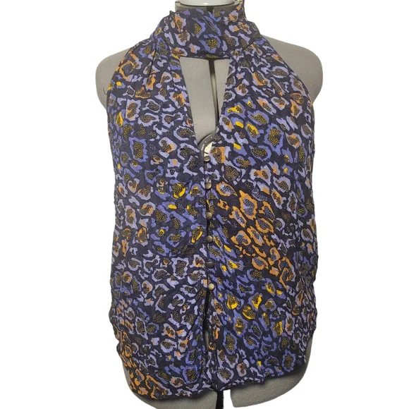 Anthro Sleeveless halter tank B2 - Picture 2 of 7